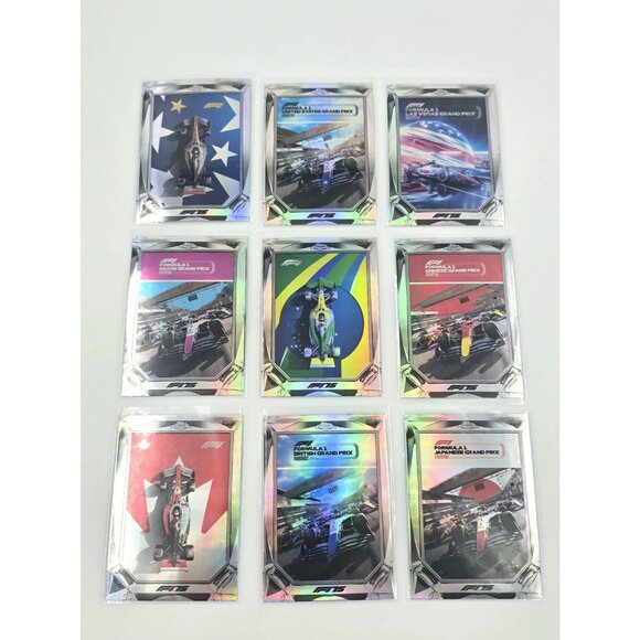 2025 Topps Chrome F1 Formula 1 Diamond Drives Insert Complete Set 9 Cards #F175 - Picture 2 of 3